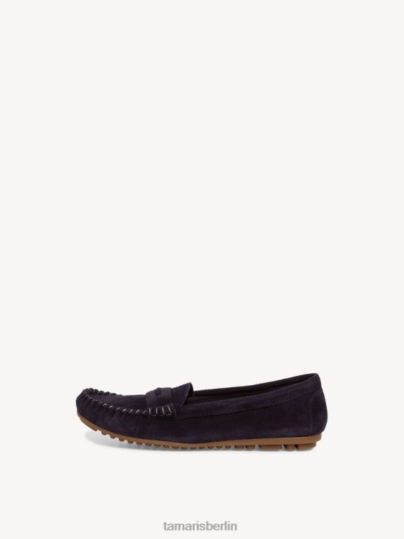 de Tamaris Frauen Ledermokassin – Blau/Marine 0LHV41090 Schuhe