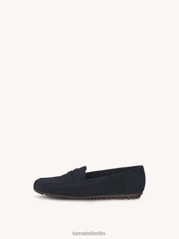 de Tamaris Frauen Ledermokassin – Blau/Marine 0LHV41406 Schuhe