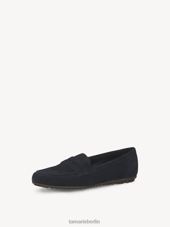 de Tamaris Frauen Ledermokassin – Blau/Marine 0LHV41406 Schuhe
