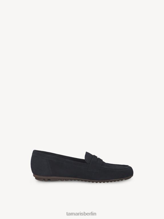 de Tamaris Frauen Ledermokassin – Blau/Marine 0LHV41406 Schuhe