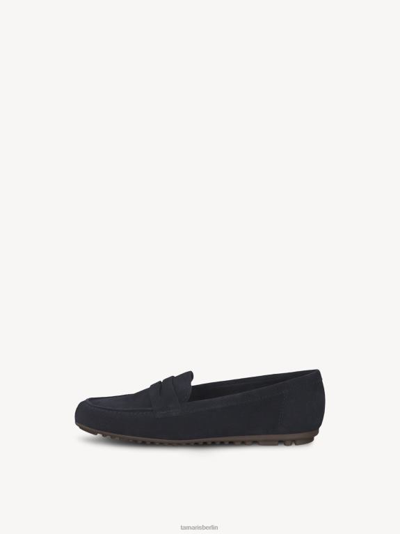 de Tamaris Frauen Ledermokassin – Blau/Marine 0LHV41406 Schuhe