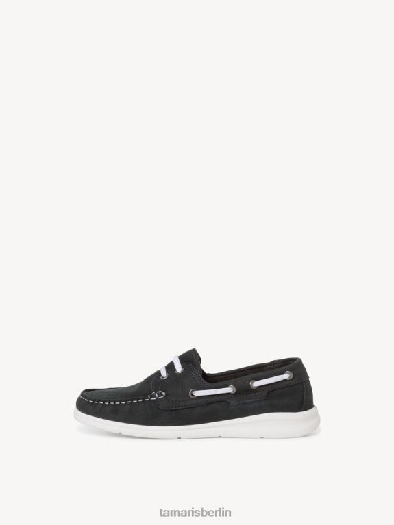 de Tamaris Frauen Ledermokassin – Blau/Marine 0LHV4623 Schuhe