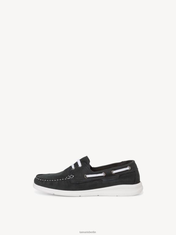 de Tamaris Frauen Ledermokassin – Blau/Marine 0LHV4623 Schuhe