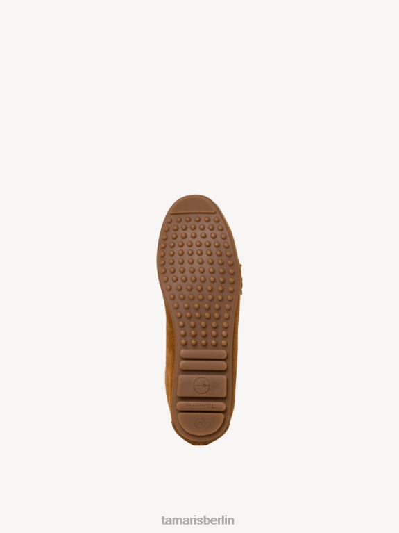 de Tamaris Frauen Ledermokassin - Braun/Cognac 0LHV42007 Schuhe