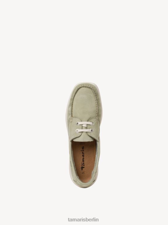 de Tamaris Frauen Ledermokassin - Grün/Pistazie 0LHV4474 Schuhe