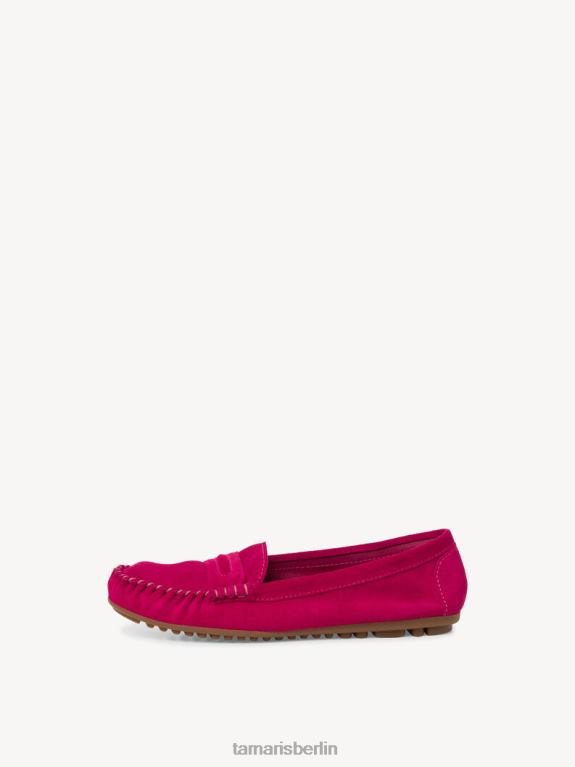 de Tamaris Frauen Ledermokassin – Rosa/Fuchia 0LHV4991 Schuhe