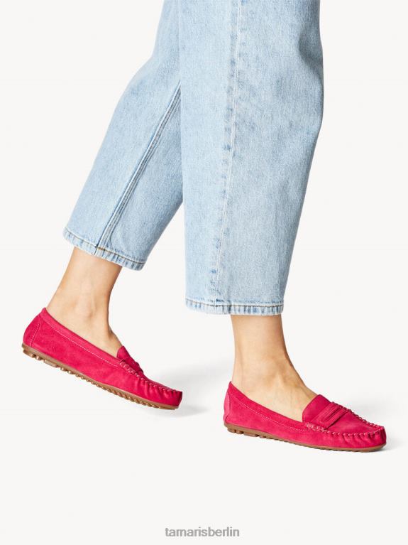 de Tamaris Frauen Ledermokassin – Rosa/Fuchia 0LHV4991 Schuhe