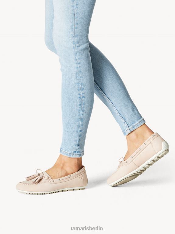 de Tamaris Frauen Ledermokassin – Rose/Pudernubuk 0LHV41442 Schuhe
