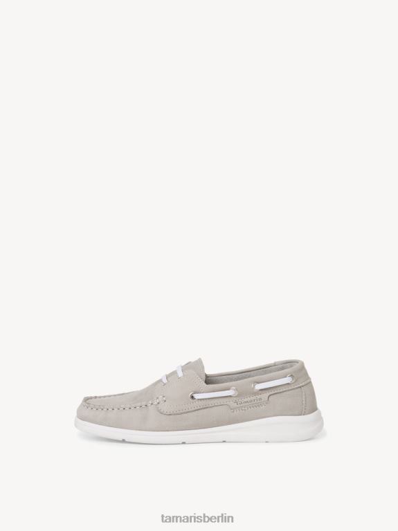 de Tamaris Frauen Ledermokassin - grau/hellgrau 0LHV4908 Schuhe