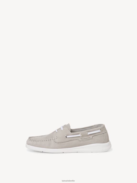 de Tamaris Frauen Ledermokassin - grau/hellgrau 0LHV4908 Schuhe