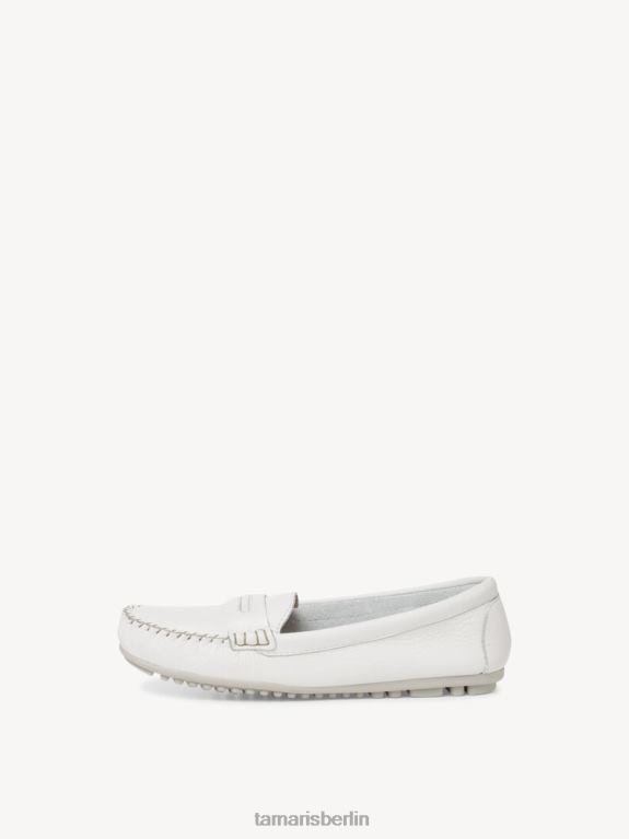 de Tamaris Frauen Ledermokassin – weiß/weißes Leder 0LHV4570 Schuhe
