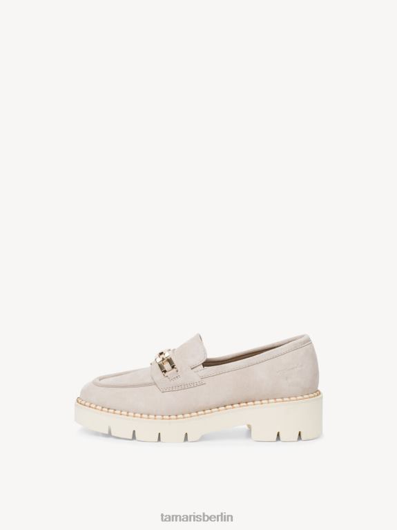 de Tamaris Frauen Lederpantoffel - Beige 0LHV41338 Schuhe