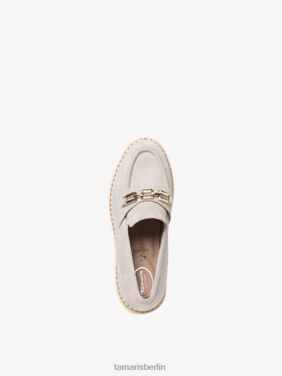 de Tamaris Frauen Lederpantoffel - Beige 0LHV41338 Schuhe