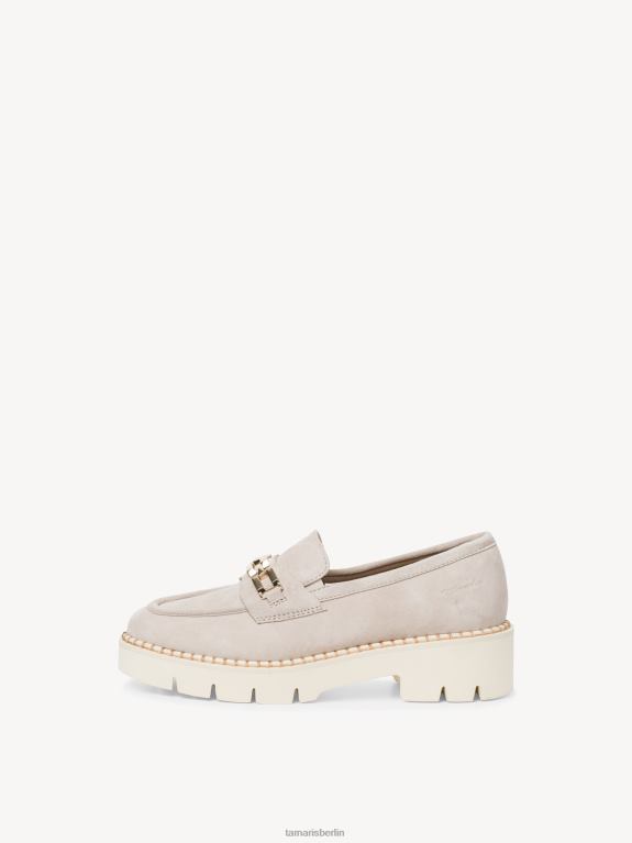 de Tamaris Frauen Lederpantoffel - Beige 0LHV41338 Schuhe