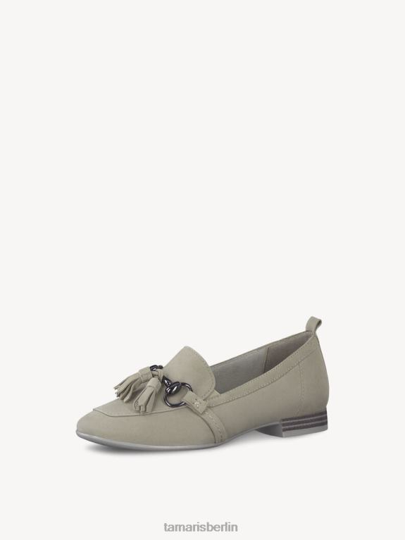de Tamaris Frauen Lederpantoffel - Beige 0LHV4235 Schuhe