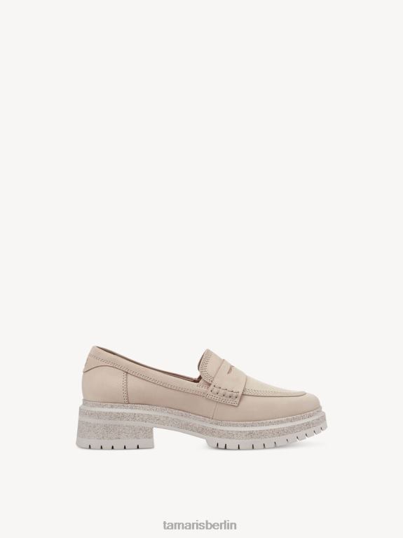 de Tamaris Frauen Lederpantoffel - Beige/Elfenbein 0LHV41416 Schuhe