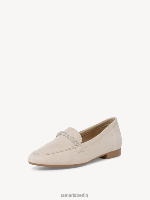 de Tamaris Frauen Lederpantoffel - Beige/Elfenbein 0LHV4444 Schuhe