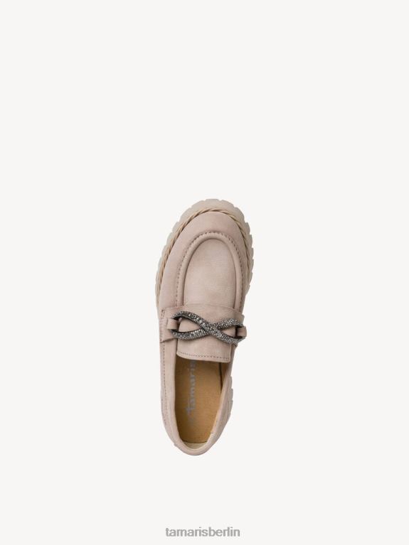 de Tamaris Frauen Lederpantoffel - Beige/Taupe 0LHV41447 Schuhe
