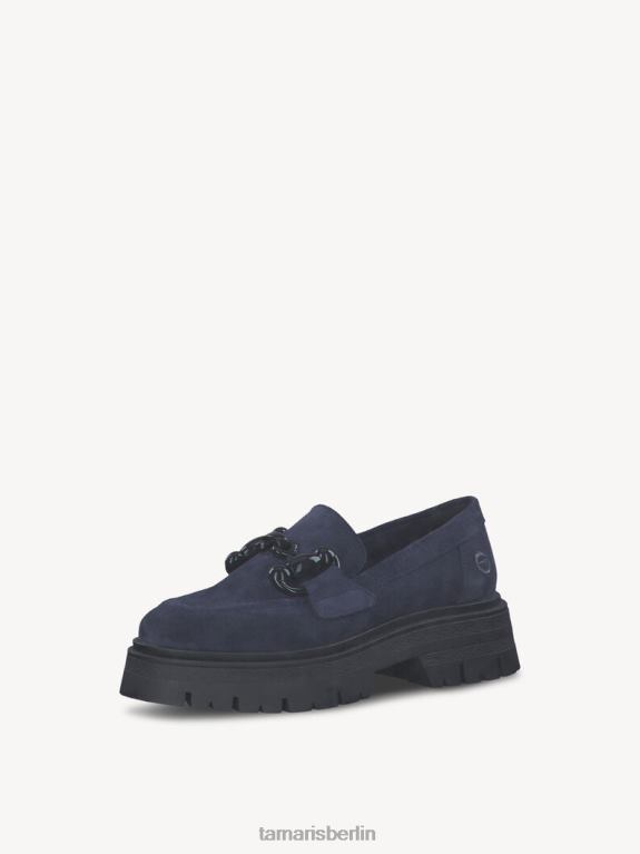 de Tamaris Frauen Lederpantoffel - Blau/Marineblau 0LHV42026 Schuhe