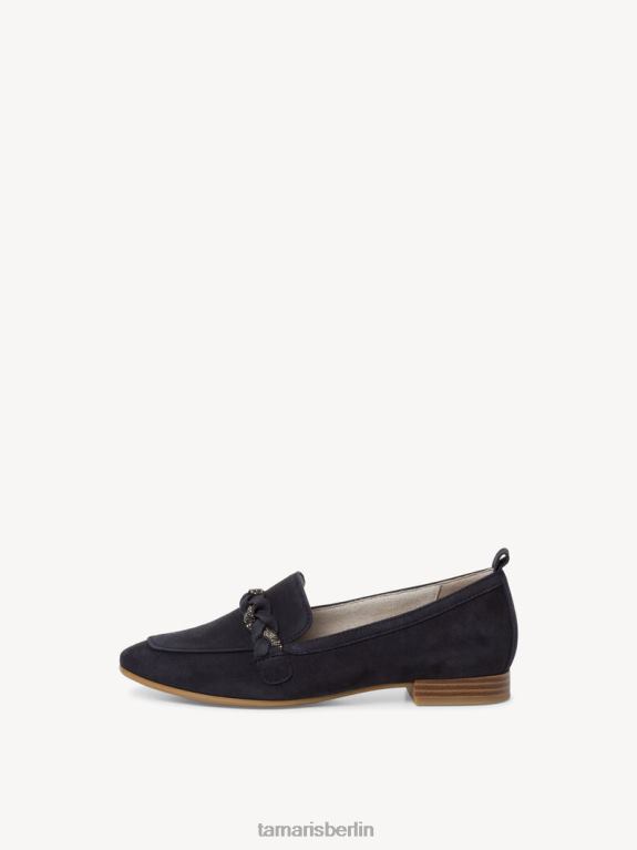 de Tamaris Frauen Lederpantoffel - Blau/Marineblau 0LHV4532 Schuhe