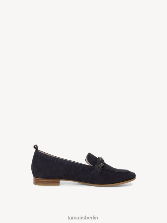 de Tamaris Frauen Lederpantoffel - Blau/Marineblau 0LHV4532 Schuhe