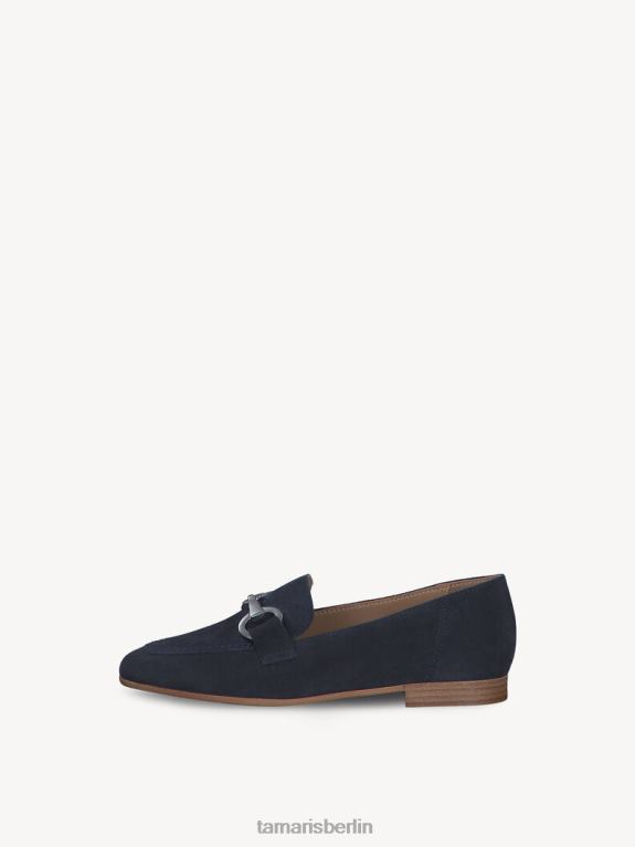 de Tamaris Frauen Lederpantoffel - Blau/Marineblau 0LHV4547 Schuhe
