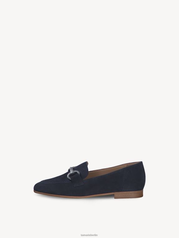 de Tamaris Frauen Lederpantoffel - Blau/Marineblau 0LHV4547 Schuhe