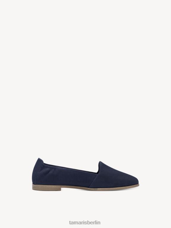 de Tamaris Frauen Lederpantoffel - Blau/Marineblau 0LHV4992 Schuhe