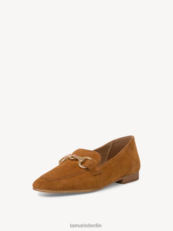 de Tamaris Frauen Lederpantoffel - Braun/Cognac 0LHV41649 Schuhe