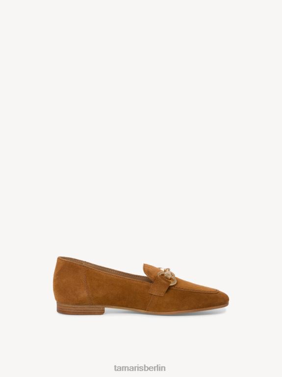 de Tamaris Frauen Lederpantoffel - Braun/Cognac 0LHV41649 Schuhe