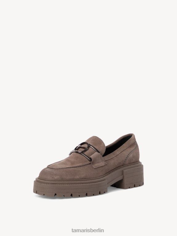 de Tamaris Frauen Lederpantoffel - Braun/Dunkeltaupe 0LHV42335 Schuhe
