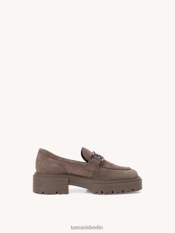 de Tamaris Frauen Lederpantoffel - Braun/Dunkeltaupe 0LHV42335 Schuhe
