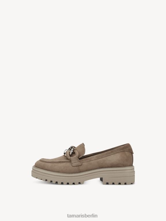 de Tamaris Frauen Lederpantoffel - Braun/Kamel 0LHV4668 Schuhe
