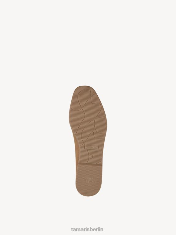 de Tamaris Frauen Lederpantoffel - Braun/Kamel 0LHV4912 Schuhe