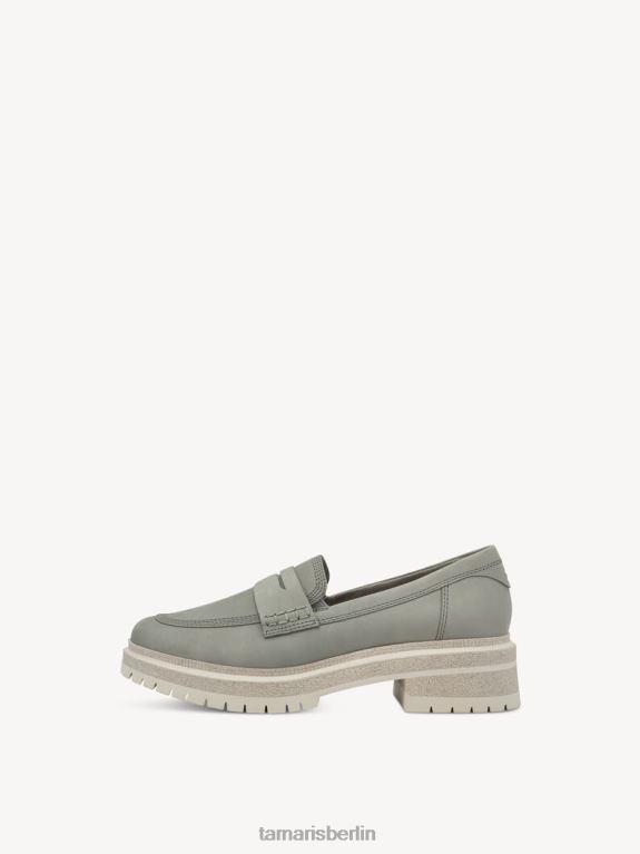 de Tamaris Frauen Lederpantoffel - Grün/Pistazie 0LHV41699 Schuhe