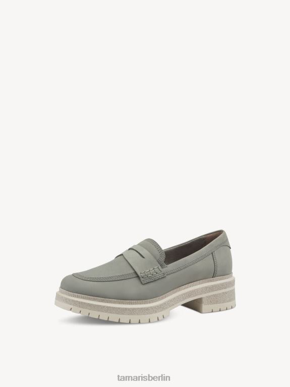 de Tamaris Frauen Lederpantoffel - Grün/Pistazie 0LHV41699 Schuhe