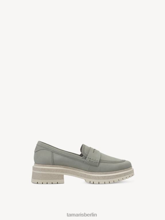 de Tamaris Frauen Lederpantoffel - Grün/Pistazie 0LHV41699 Schuhe