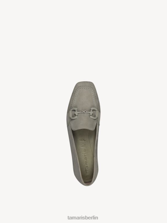 de Tamaris Frauen Lederpantoffel - Grün/Pistazie 0LHV4566 Schuhe