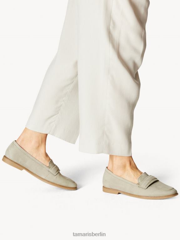 de Tamaris Frauen Lederpantoffel - Grün/Salbei 0LHV438 Schuhe