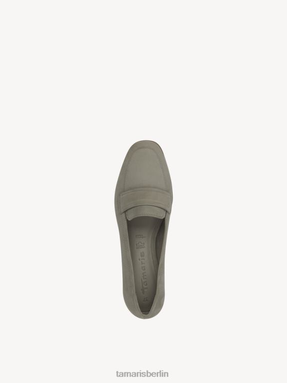 de Tamaris Frauen Lederpantoffel - Grün/Salbei 0LHV438 Schuhe