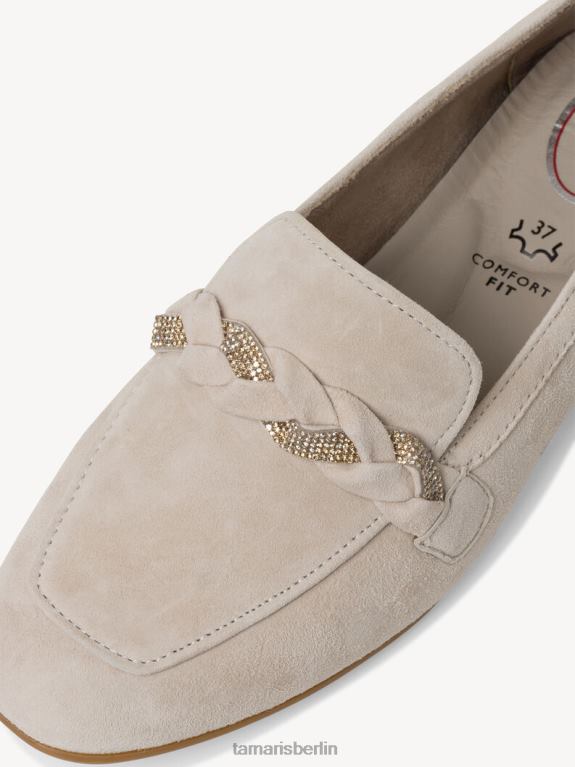 de Tamaris Frauen Lederpantoffel - braun/taupe 0LHV41450 Schuhe