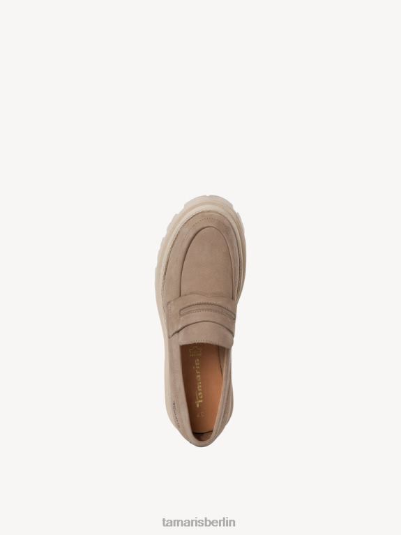 de Tamaris Frauen Lederpantoffel - braun/taupe 0LHV42143 Schuhe