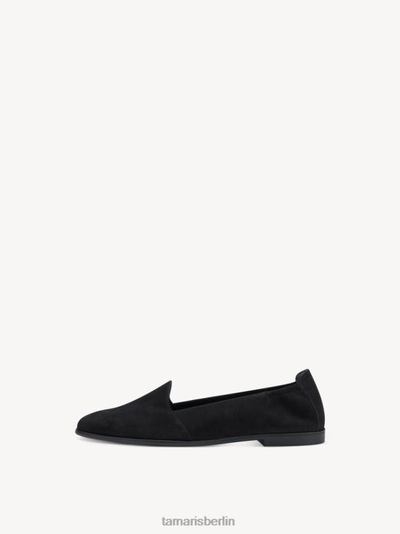 de Tamaris Frauen Lederpantoffel - schwarz 0LHV41859 Schuhe