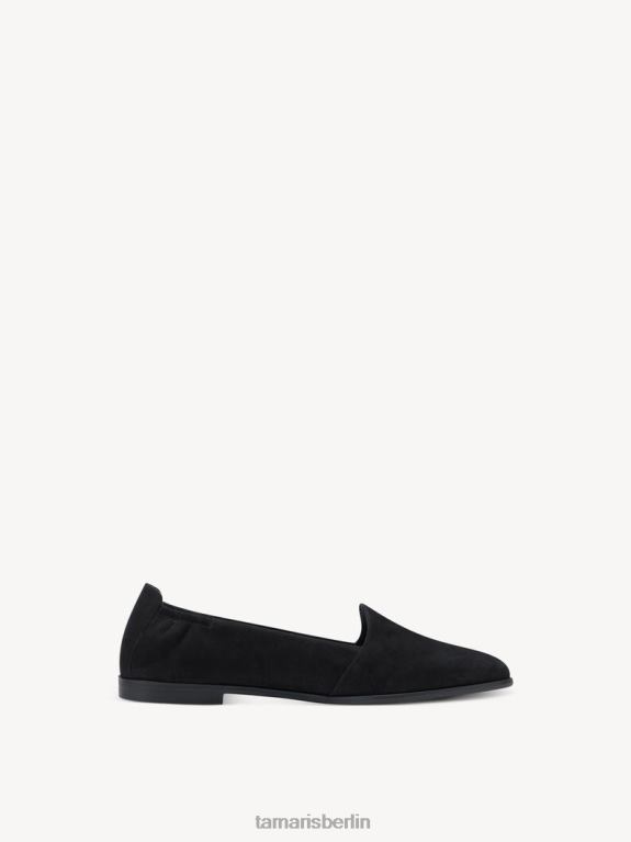 de Tamaris Frauen Lederpantoffel - schwarz 0LHV41859 Schuhe
