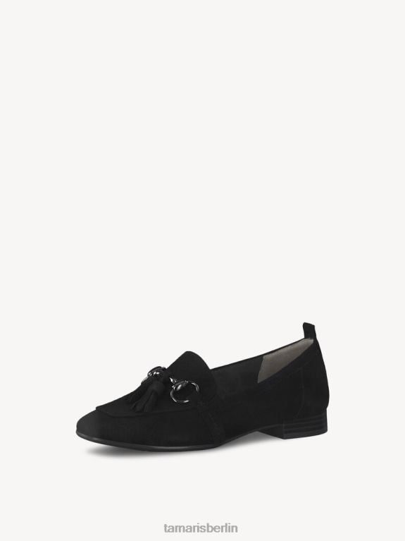 de Tamaris Frauen Lederpantoffel - schwarz 0LHV4855 Schuhe