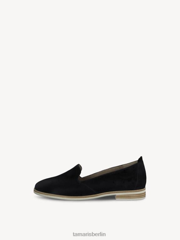 de Tamaris Frauen Lederpantoffel - schwarz 0LHV4874 Schuhe