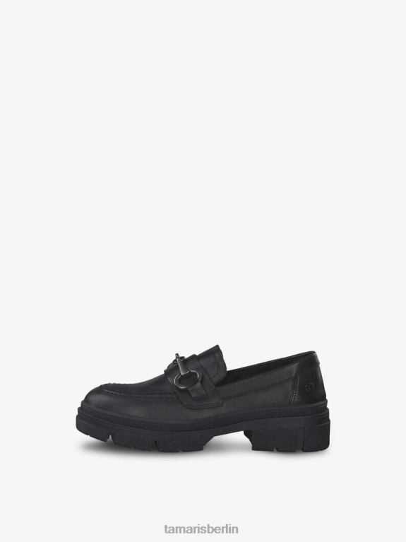 de Tamaris Frauen Lederpantoffel - schwarz/schwarzes Leder 0LHV41049 Schuhe