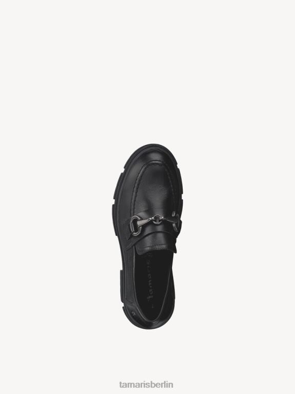 de Tamaris Frauen Lederpantoffel - schwarz/schwarzes Leder 0LHV41049 Schuhe