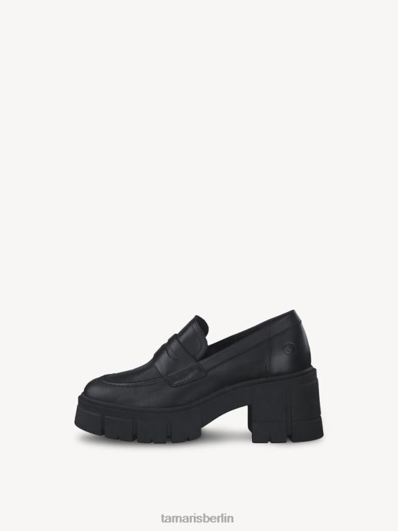 de Tamaris Frauen Lederpantoffel - schwarz/schwarzes Leder 0LHV41740 Schuhe