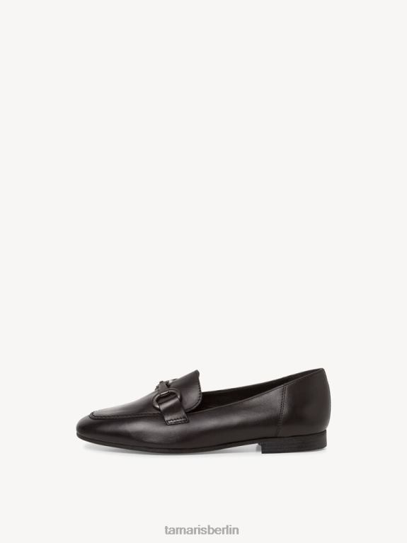 de Tamaris Frauen Lederpantoffel - schwarz/schwarzes Leder 0LHV4242 Schuhe